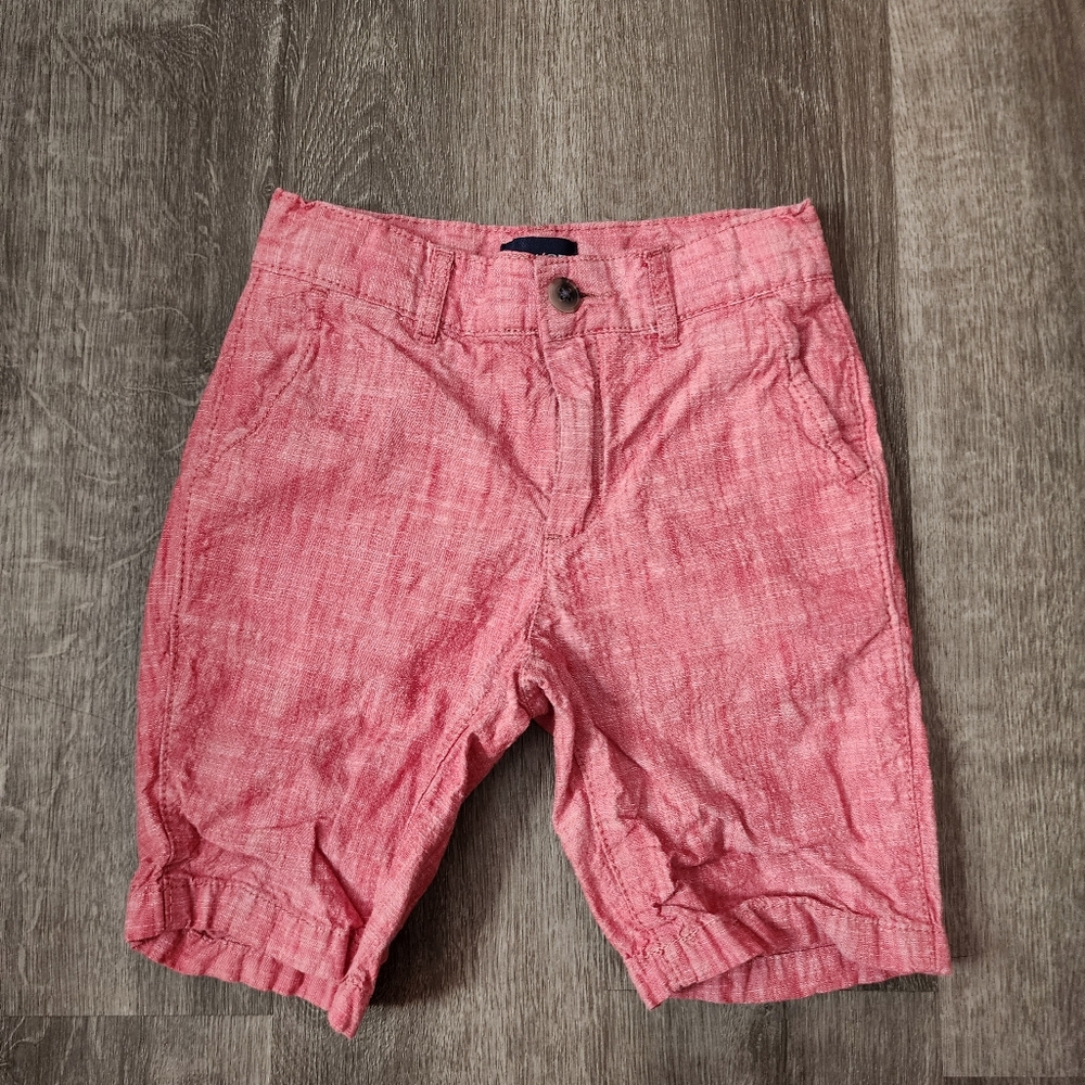 The Children's Place Boys Size 6 Hampton Red Boys Woven Chino Shorts